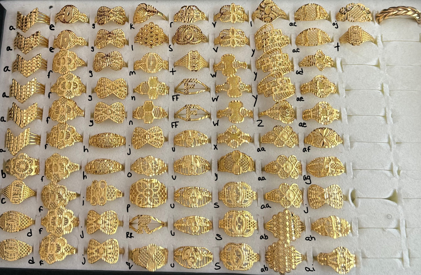 Bagues classiques (taille 10 uniquement)