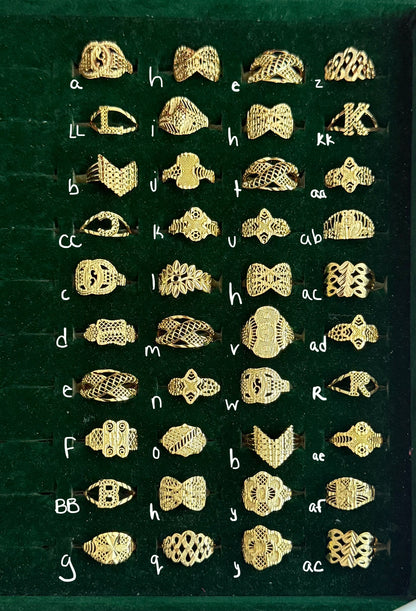 Bagues classiques (taille 9 uniquement)