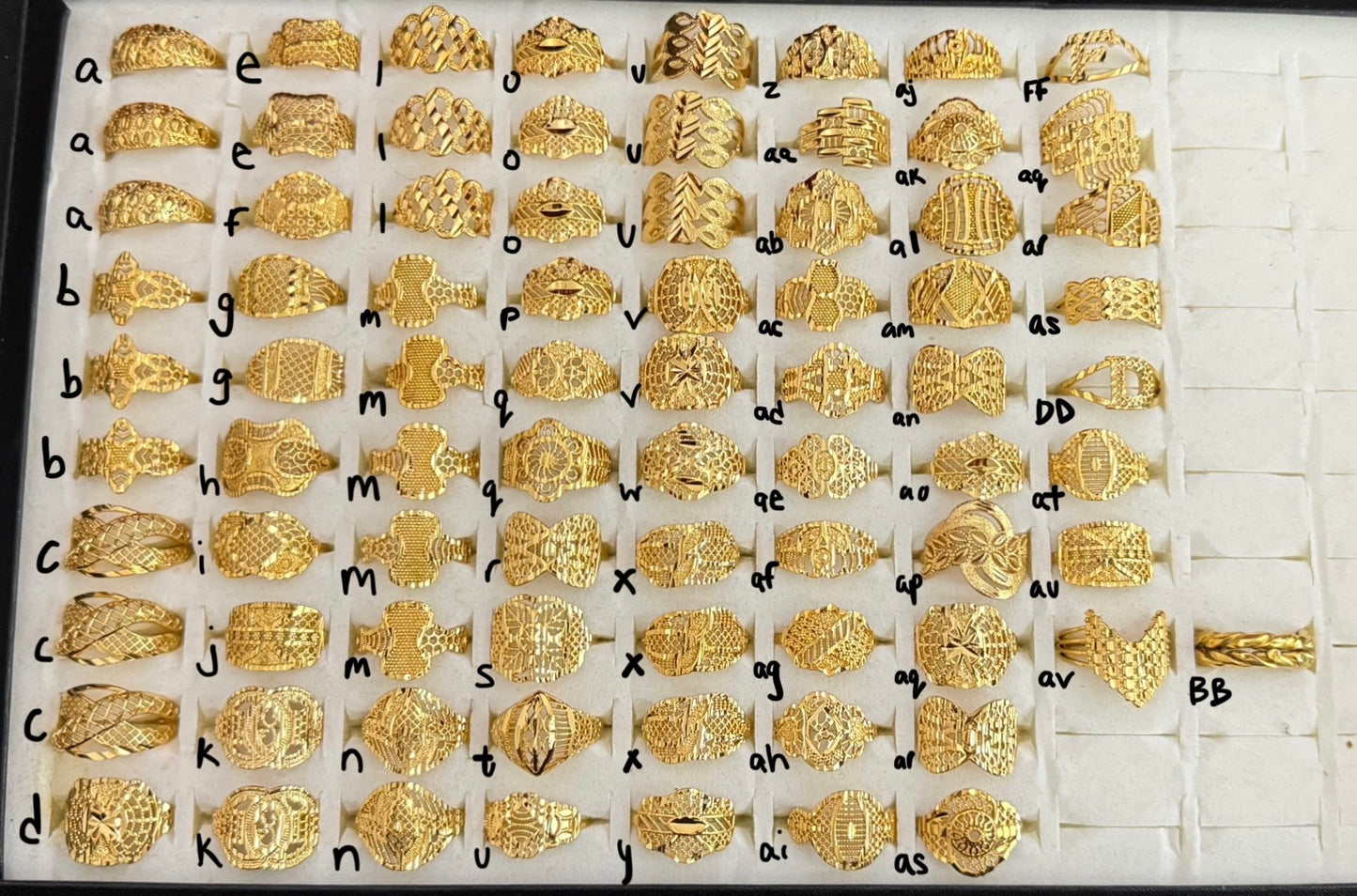 Bagues classiques (taille 7 uniquement)