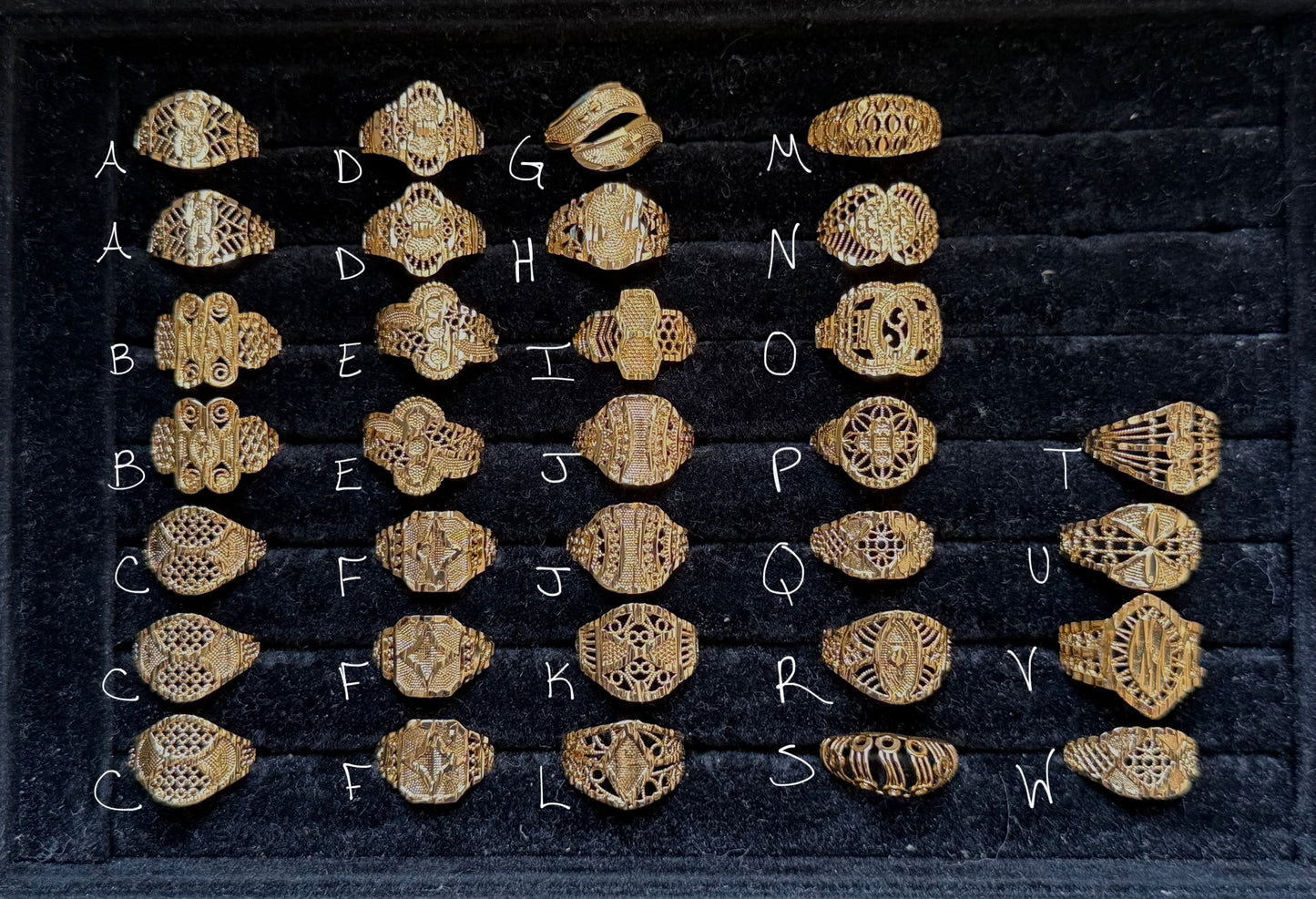 Bagues classiques (taille 6 uniquement)